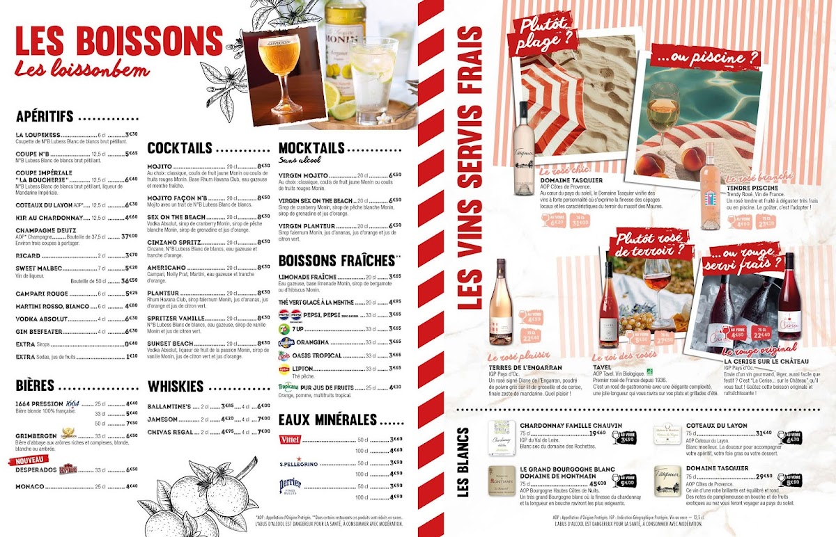 Menu Restaurant La Boucherie-10