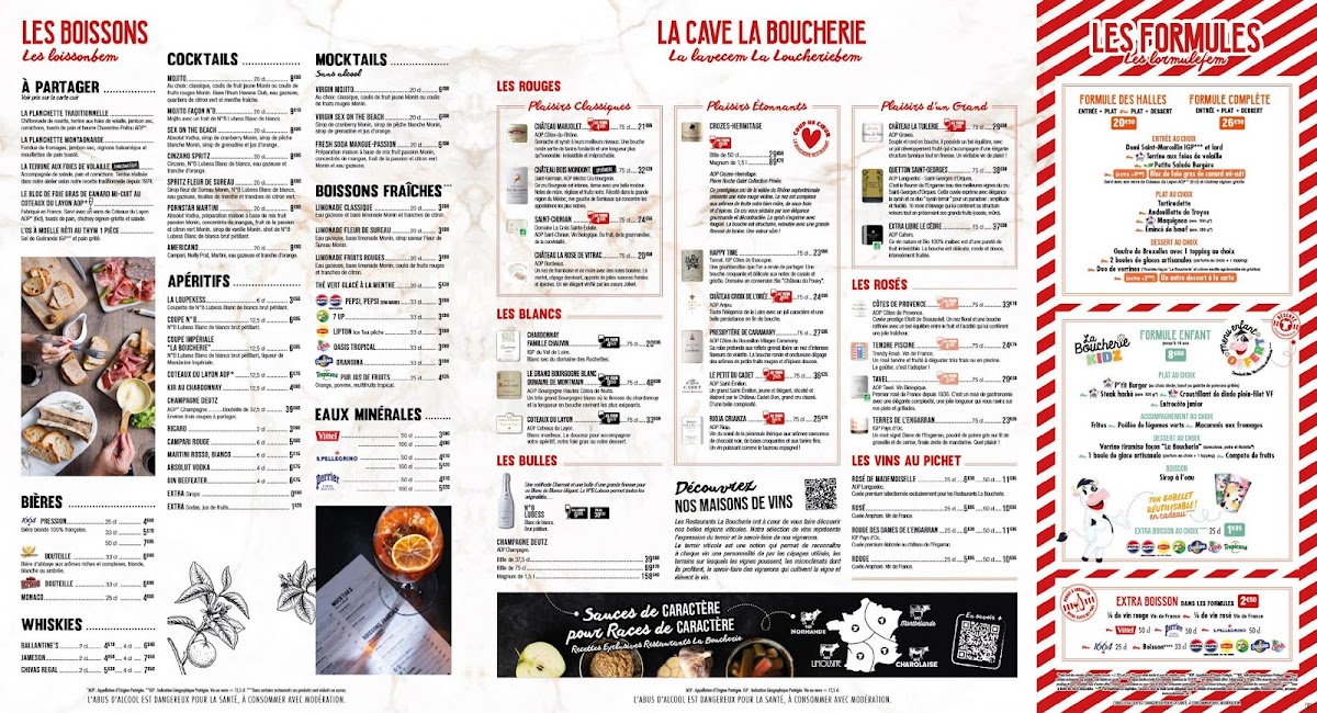 Menu Restaurant La Boucherie-3