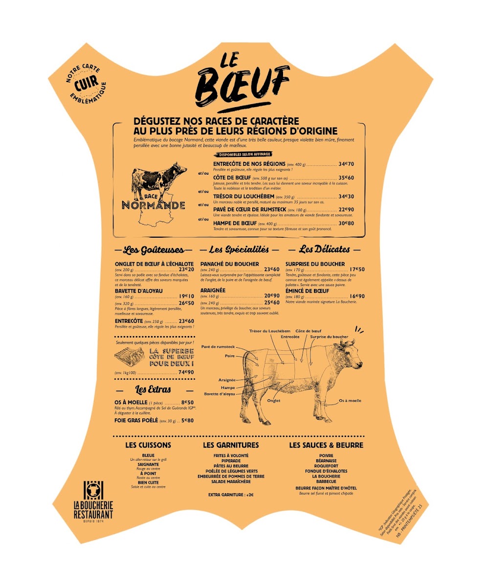 Menu Restaurant La Boucherie-6